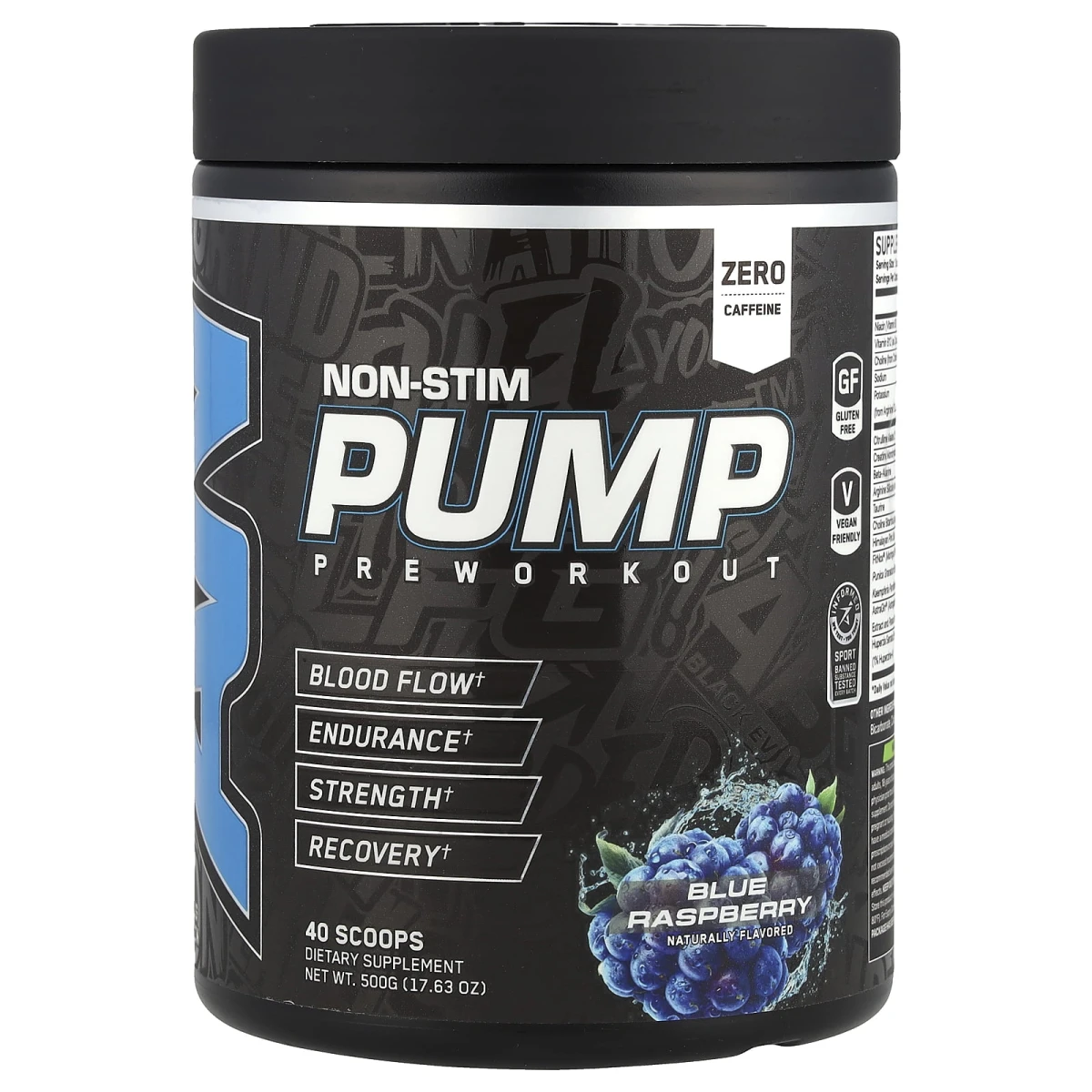 AN ABE PWO PUMP 40 SERV BLUE RAZZ
