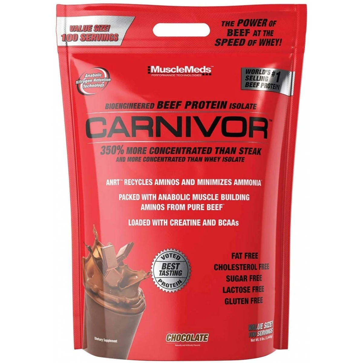 MMD CARNIVOR 8 LB (BOLSA) CHOCOLATE *OFERTA*