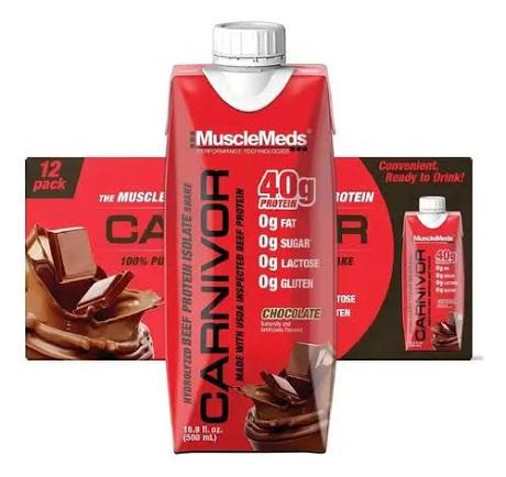 MMD CARNIVOR RTD 16.9 OZ/500ML 12 PACK CHOCOLATE