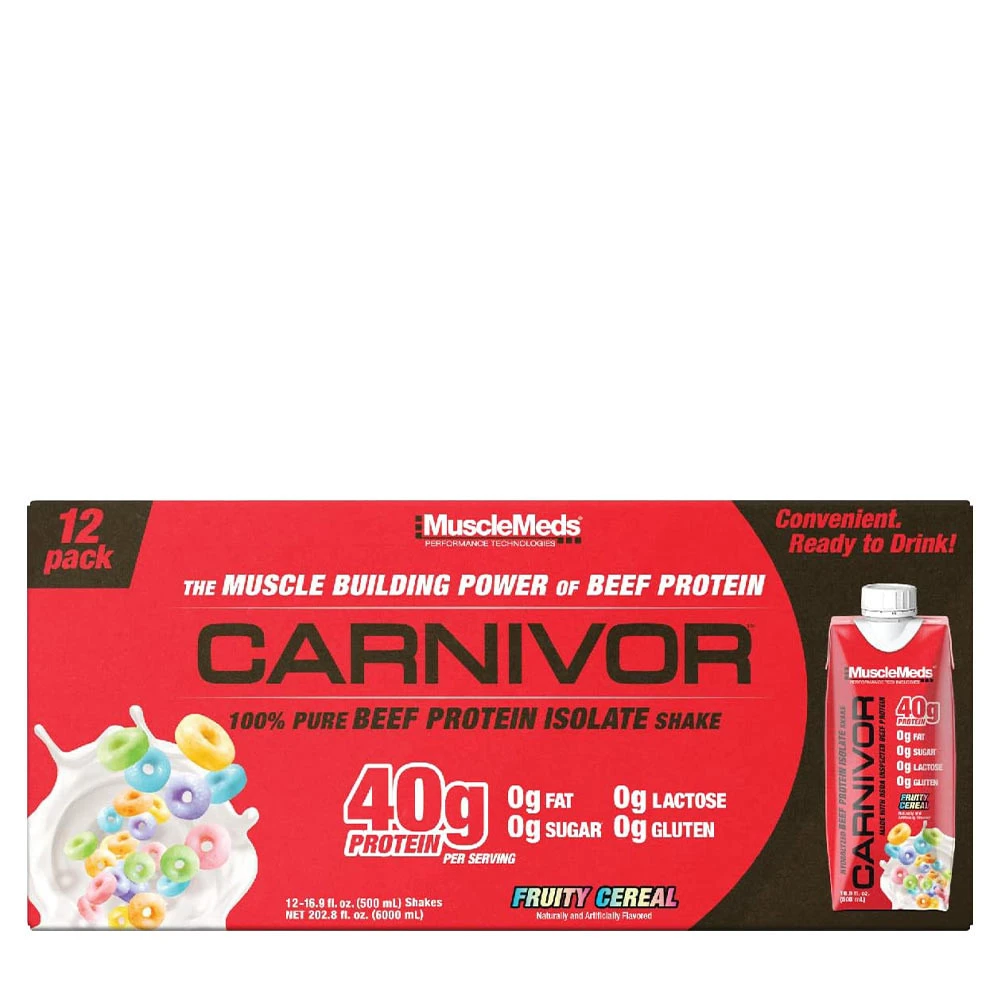 MMD CARNIVOR RTD 16.9 OZ/500ML 12 PACK  FRUITY CEREAL
