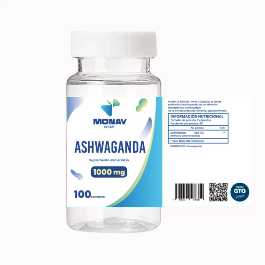 MONAV ASHWAGANDA 1000 MG 100 CAPS