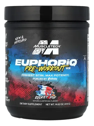 MT EUPHORIQ PREWORKOUT 20 SERV ROCKET POP *NUEVO SABOR*