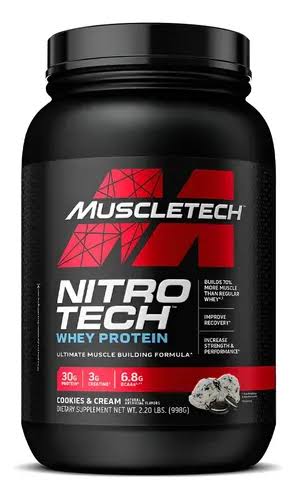 MT NITRO TECH WHEY PROTEIN 2.2 LBS COOKIES & CREAM *OFERTA* (ANTES PERFORMANCE)