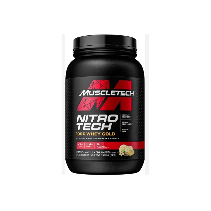 MT NITRO-TECH WHEY GOLD 2 LBS VAINILLA FRENCH *OFERTA*