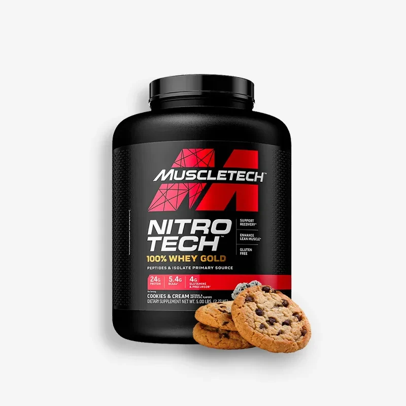 MT NITRO-TECH WHEY GOLD 5.03 LBS COOKIES & CREAM *OFERTA*