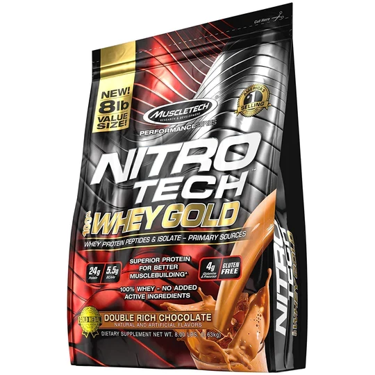 MT NITRO-TECH WHEY GOLD 5.03 LBS DOUBLE RICH CHOCOLATE