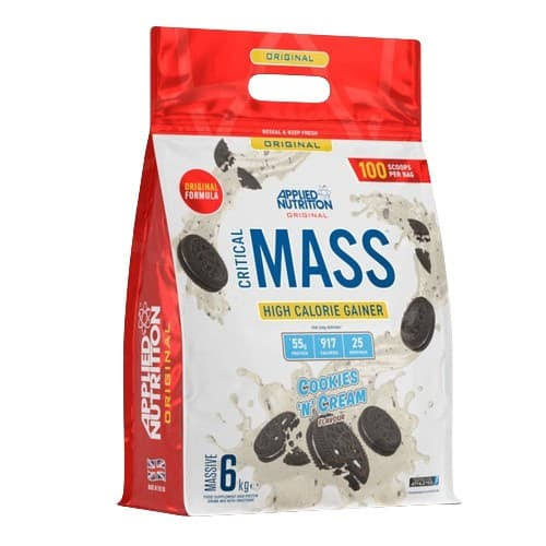 APPLIED NUTRITION CRITICAL MASS ORIGINAL 6 KG COOKIES AND CREAM *NUEVO*