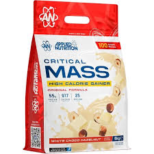 APPLIED NUTRITION CRITICAL MASS ORIGINAL 6 KG WHITE CHOCO HAZELNUT *NUEVO*