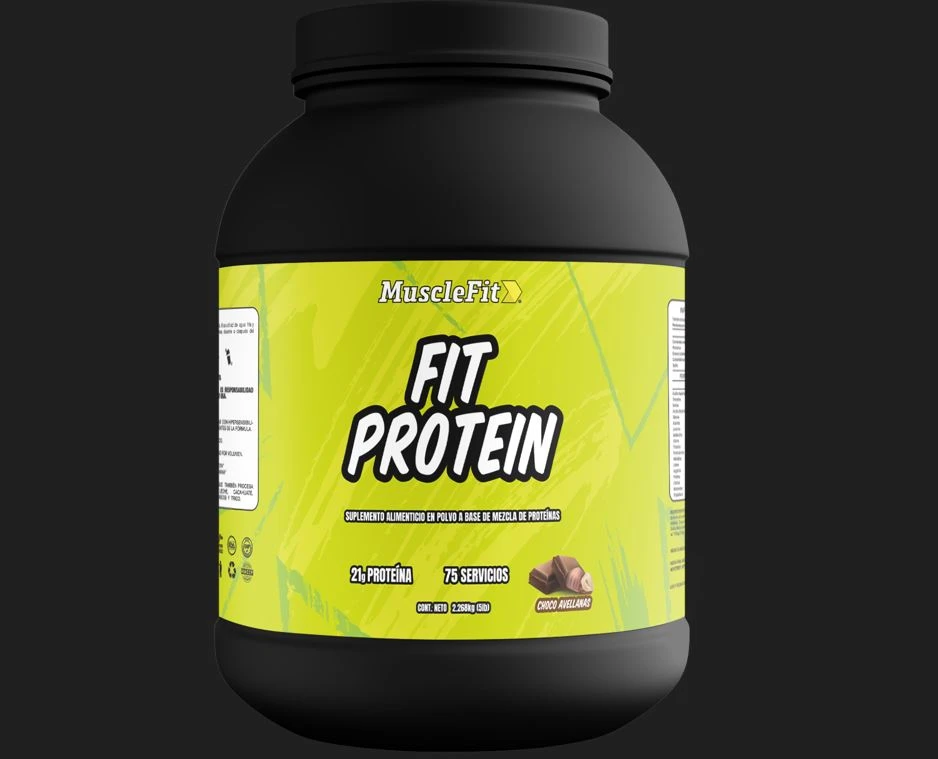 MUSCLEFIT FIT PROTEIN 5LB CHOCO AVELLANAS *NUEVO*