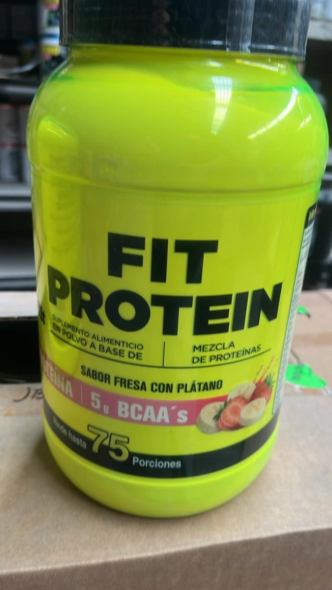 MUSCLEFIT FIT PROTEIN 5LB FRESA CON PLATANO *NUEVO*