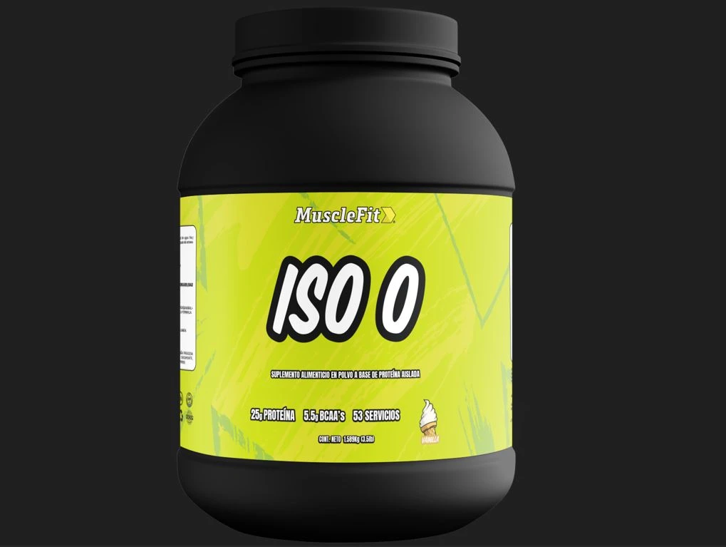 MUSCLEFIT ISO ZERO CARBS 3.5LB VANILLA *NUEVO*