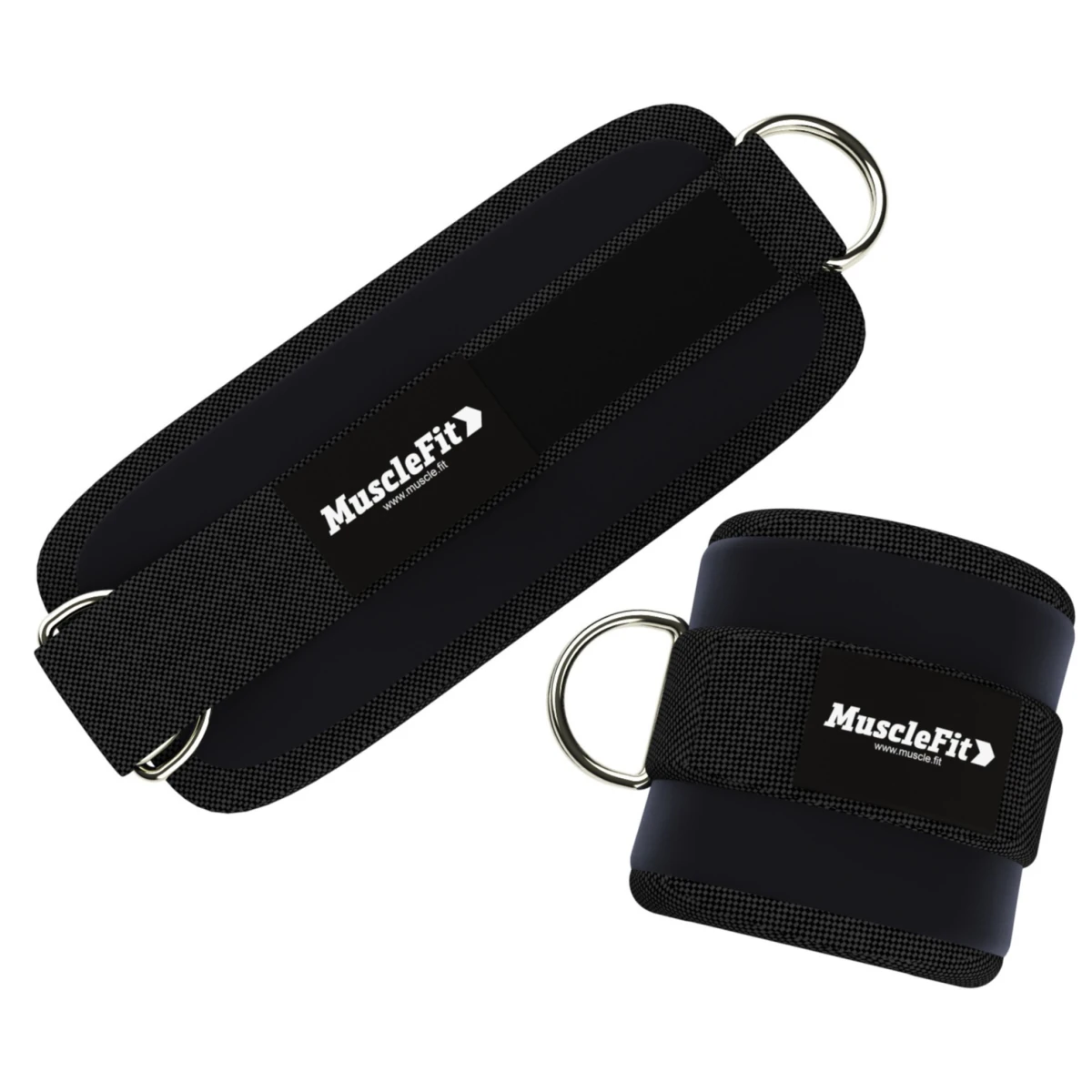 MUSCLEFIT PAR DE GRILLETES BLACK *NUEVO*