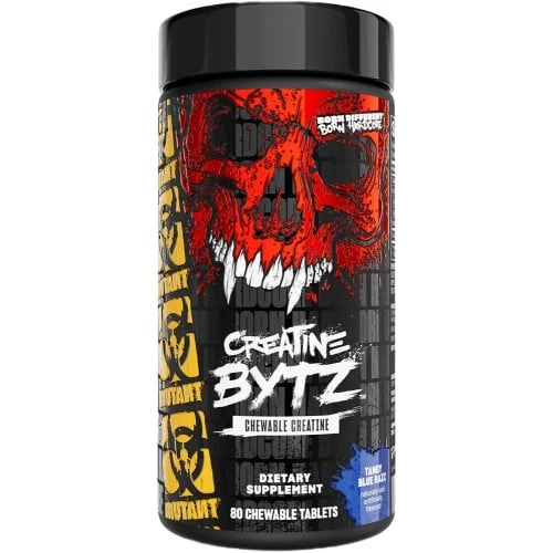 MUT CREATINE BYTS CHEWABLE TANGY BLUE RAZZ 80 TABLETS
