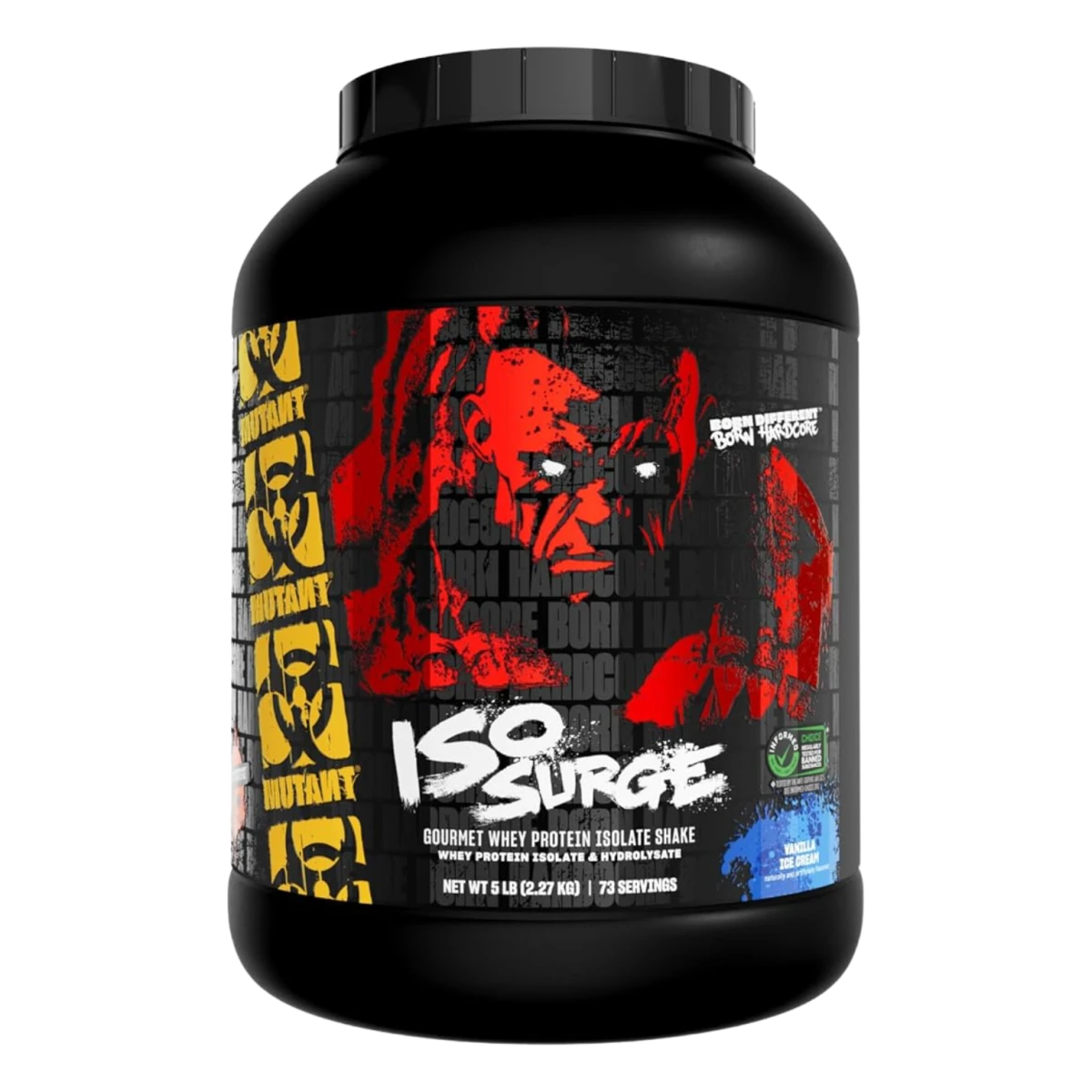 MUT HARDCORE ISO 5 LBS VANILLA ICE CREAM