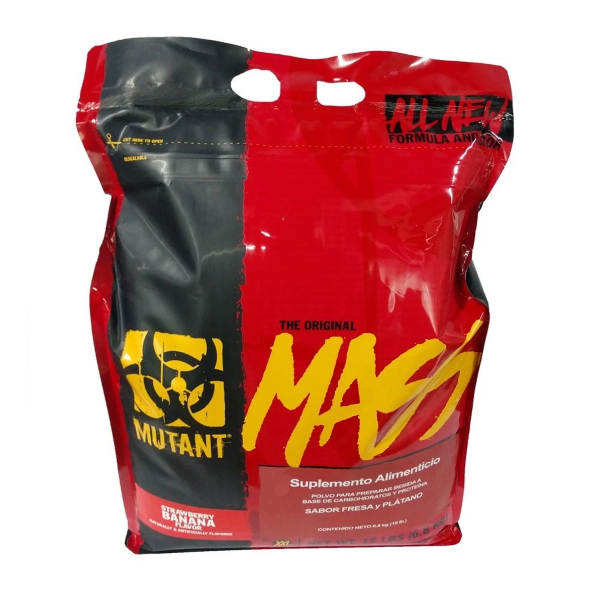 MUT MUTANT MASS 15 LBS STRAWBERRY BANANA