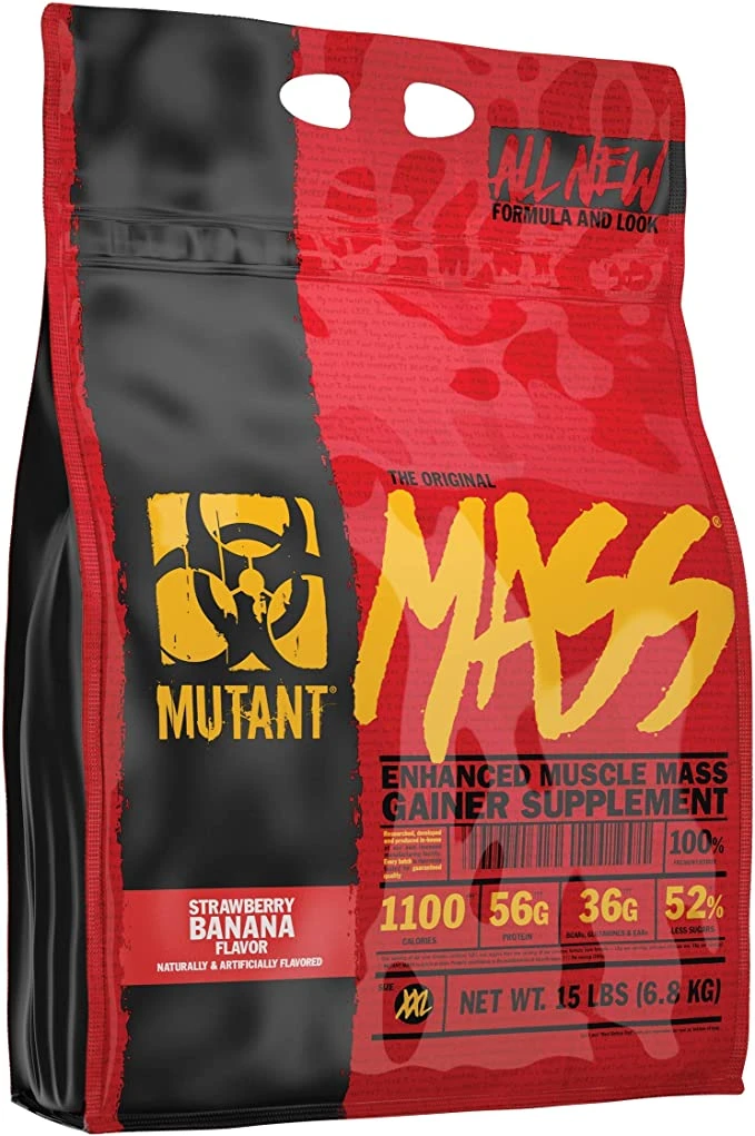 MUT MUTANT MASS 5 LBS STRAWBERRY BANANA *OFERTA*