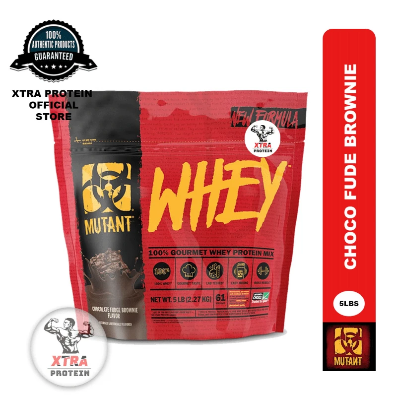 MUT MUTANT WHEY 5 LBS CHOCOLATE FUDGE BROWNIE *OFERTA*