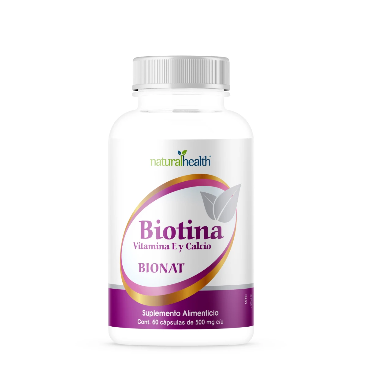 NATURAL BIOTINA 500 MG LINEA BLANCA