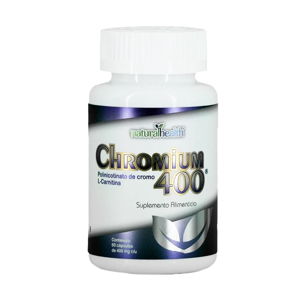 NATURAL CHROMIUM 400MG 60 CAPS LINEA BLANCA