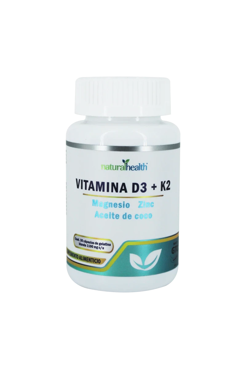 NATURAL VITAMINA D3 + K2 30 CAPS LINEA BLANCA