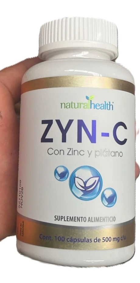 NATURAL ZYN-C 500MG 100 CAPS LINEA BLANCA