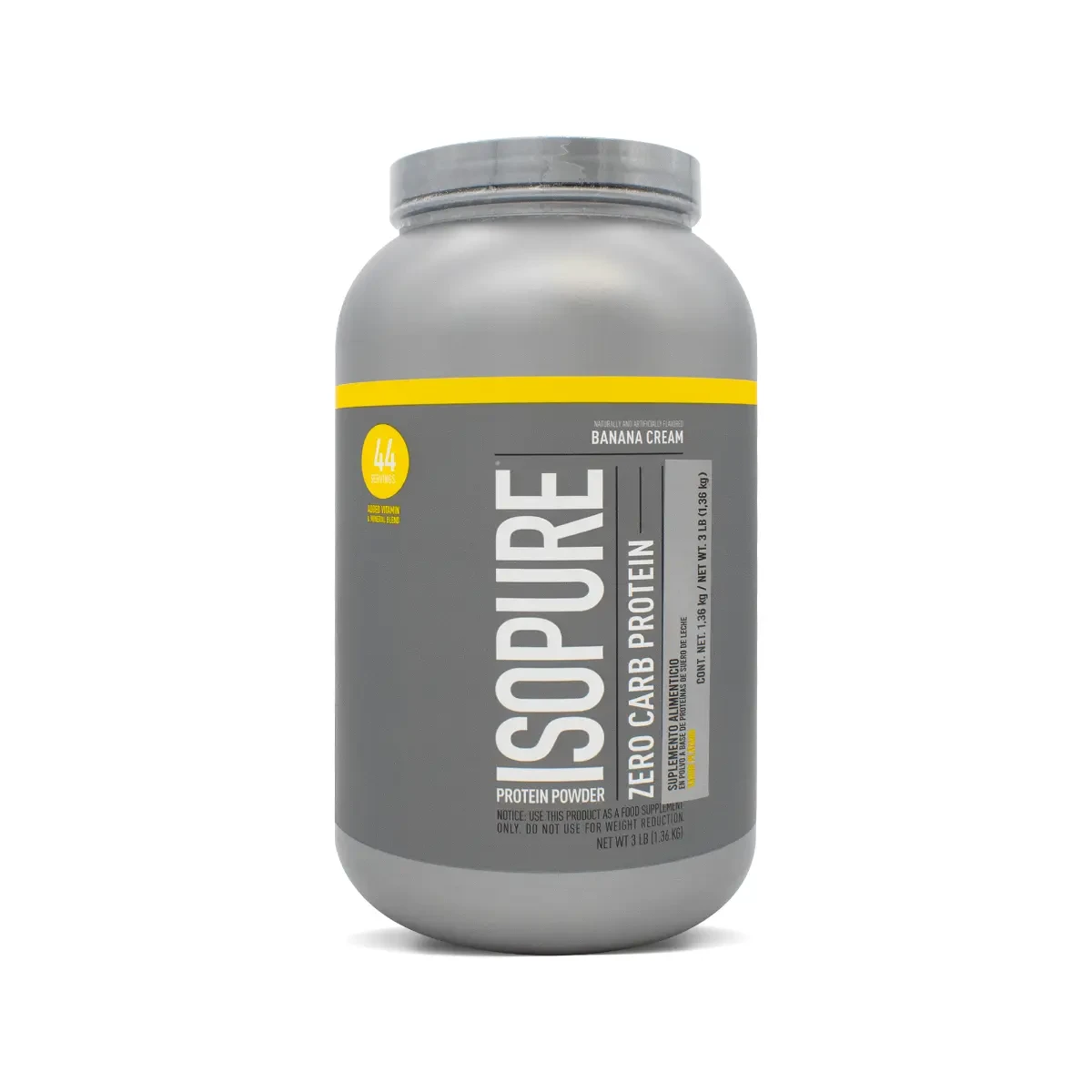 NB ISOPURE ZERO CARB 3 LB BANANA *OFERTA*