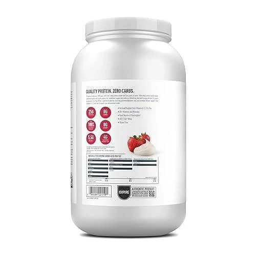 NB ISOPURE ZERO CARB 3 LB STRAWBERRIES *OFERTA*