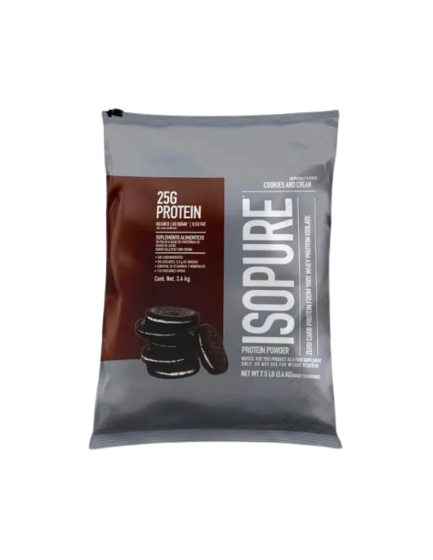 NB ISOPURE ZERO CARB BAG 7.5 LB STRAWBERRY *OFERTA*