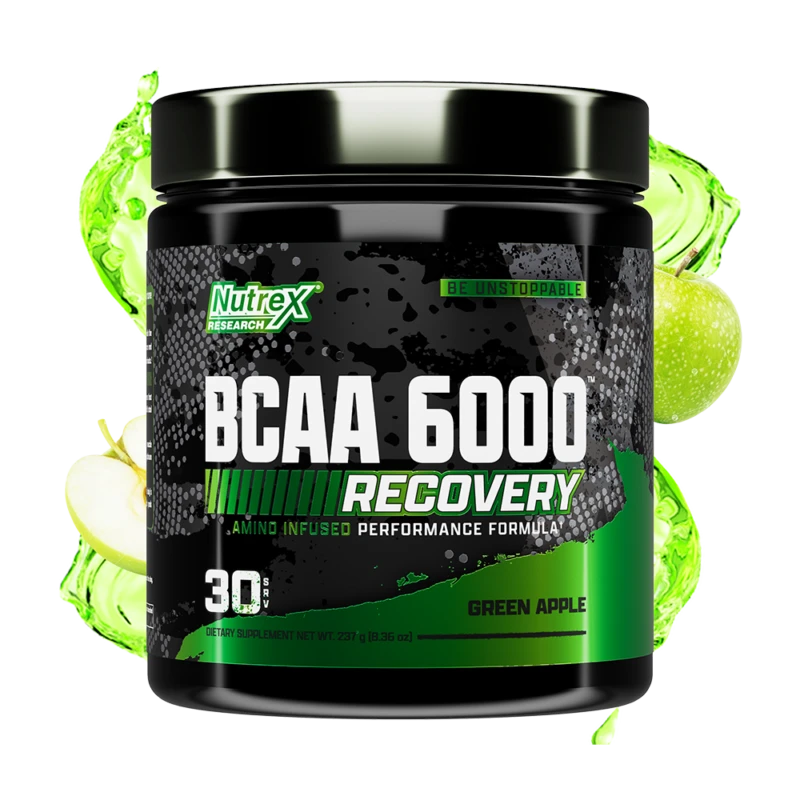 NT BCAA 6000 RECOVERY 30 SERV GREEN APPLE