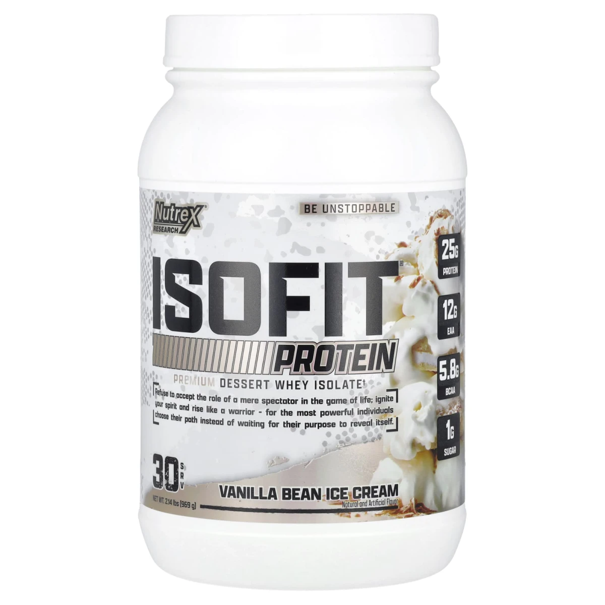 NT ISOFIT 5 LBS VAINILLA BEAN ICE CREAM