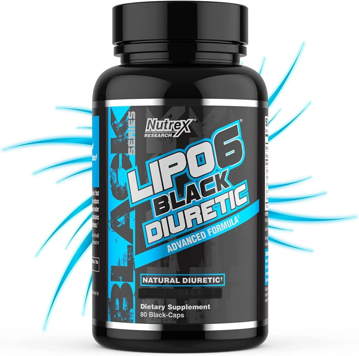 NT LIPO 6 BLACK DIURETIC 80 CT
