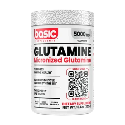 BASIC GLUTAMINE 60 SERV UNFLAVOURED *NUEVO*