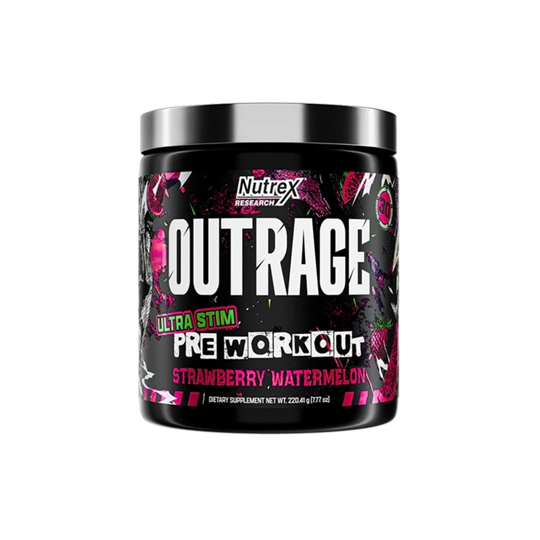 NT OUTRAGE ULTRA STIM PWO 30 SERV BLUE RASPBERRY