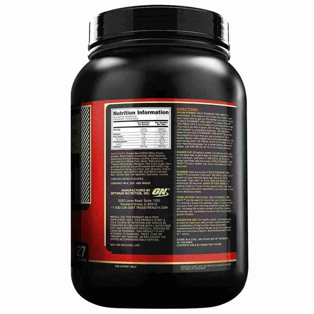 ON 100% WHEY GOLD STD 1.85 LBS COOKIES & CREAM *OFERTA*