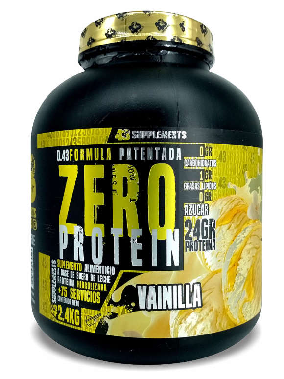 43 ZERO PROTEIN 5.29 LBS VAINILLA
