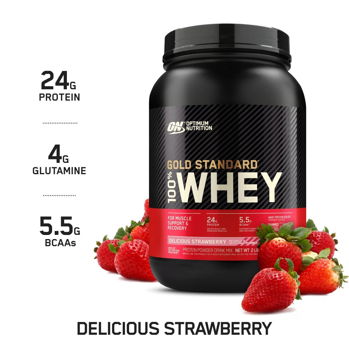 ON 100% WHEY GOLD STD 2 LBS STRAWBERRY