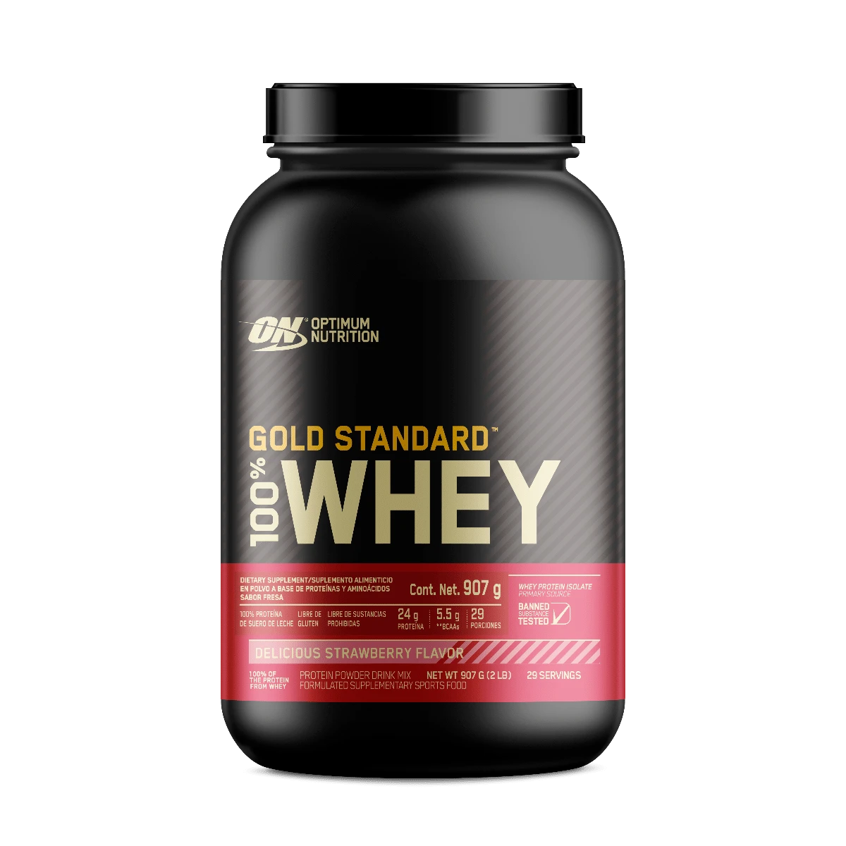 ON 100% WHEY GOLD STD 2 LBS STRAWBERRY *OFERTA*