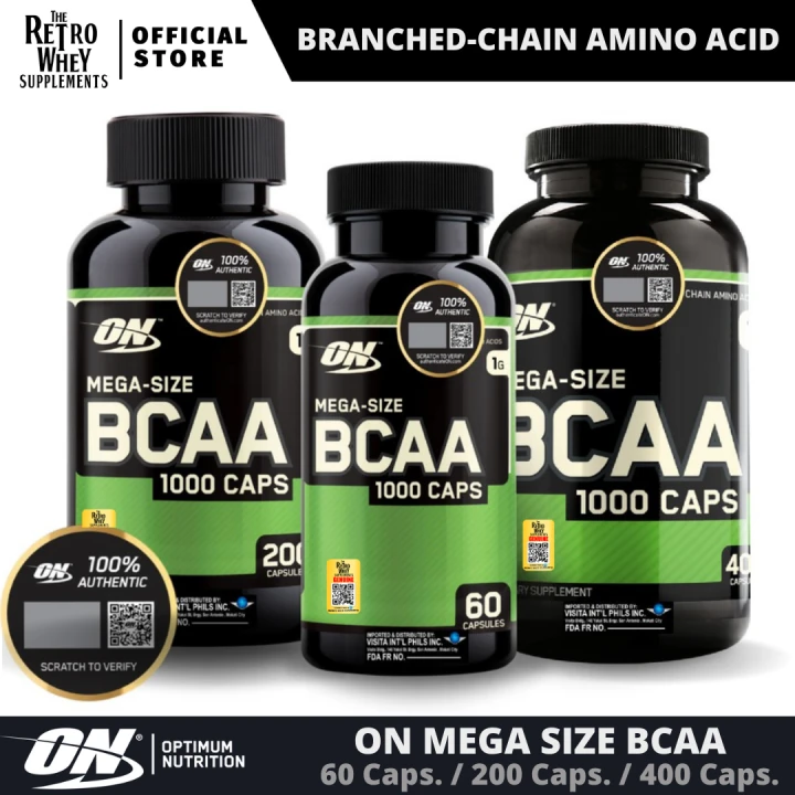 ON BCAA MEGA SIZE 1000 400 CAPS
