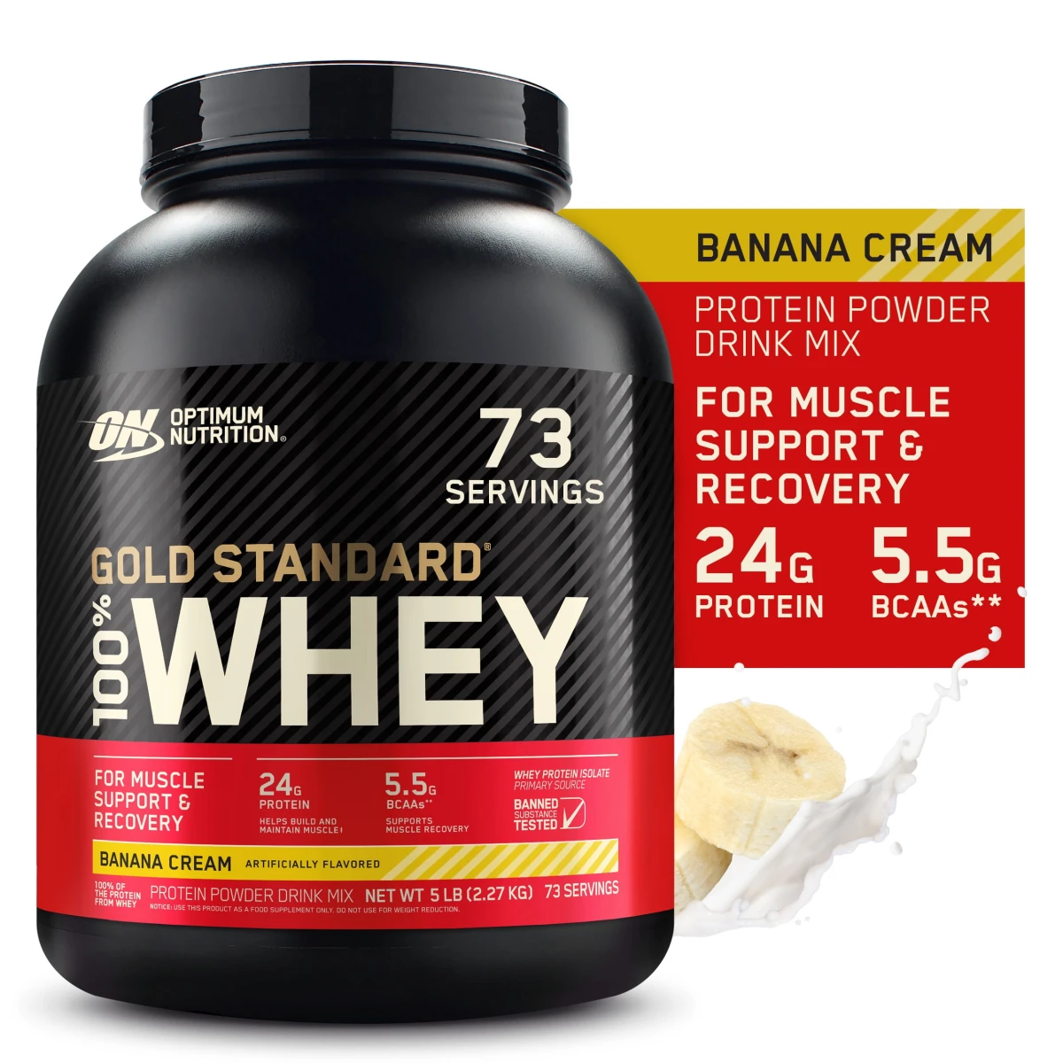 ON GOLD STD ISOLATE 3 LBS BANANA CREAM *OFERTA*