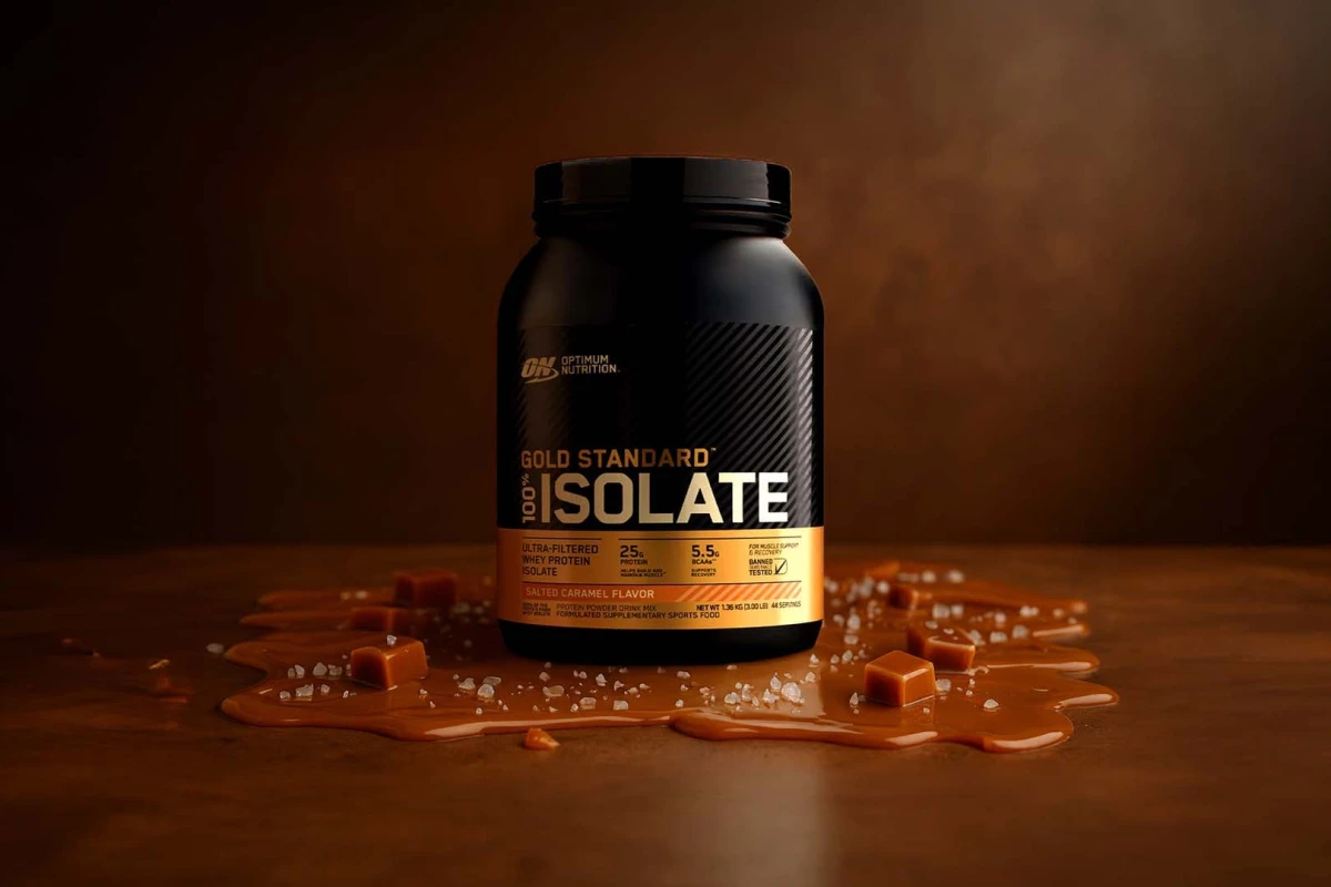 ON GOLD STD ISOLATE 3 LBS SALTED CARAMEL *OFERTA*