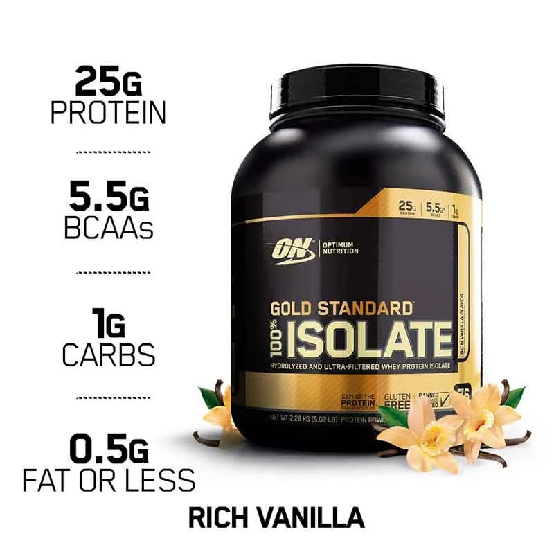 ON GOLD STD ISOLATE 5 LBS VAINILLA