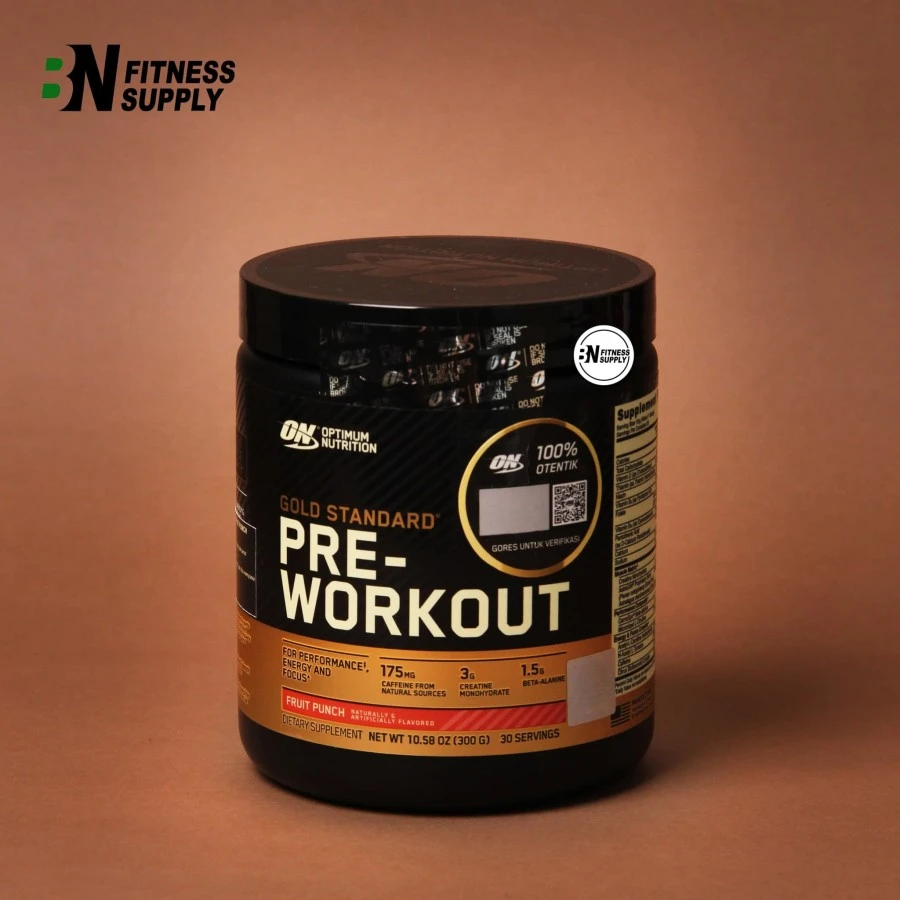 ON GOLD STD PRE-WORKOUT 30 SERV FRUIT PUNCH *OFERTA*