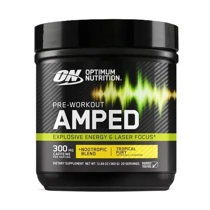 ON PRE-WORKOUT AMPED 20 SERV TROPICAL FURY "NUEVO"