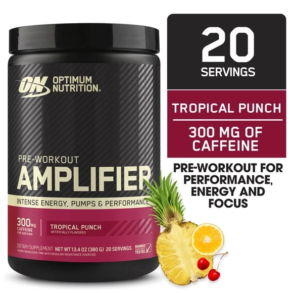 ON PRE-WORKOUT AMPLIFIER 20 SERV TROPICAL PUNCH