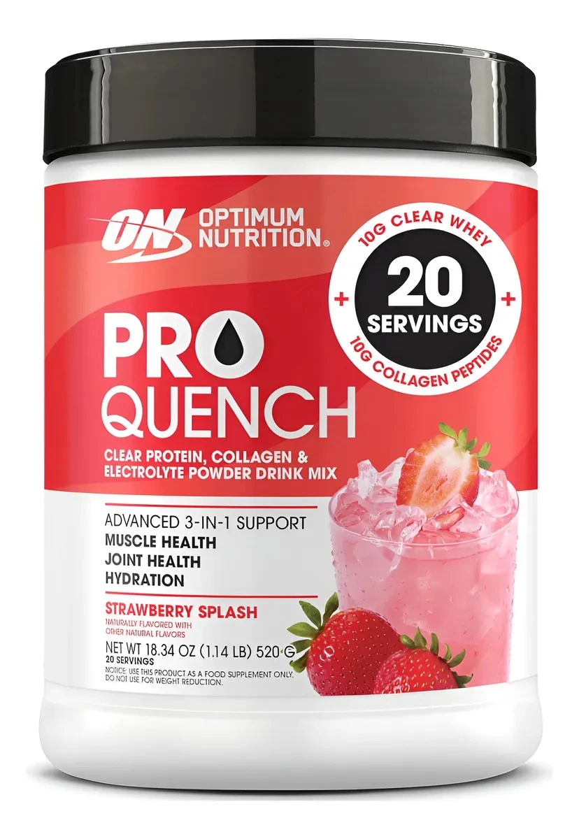ON PRO QUENCH 1.14 LBS STRAWBERRY SPLASH *OFERTA* "NUEVO"