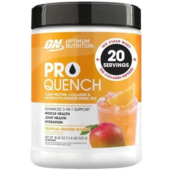 ON PRO QUENCH 1.14 LBS TROPICAL ORANGE MANGO *OFERTA* "NUEVO"