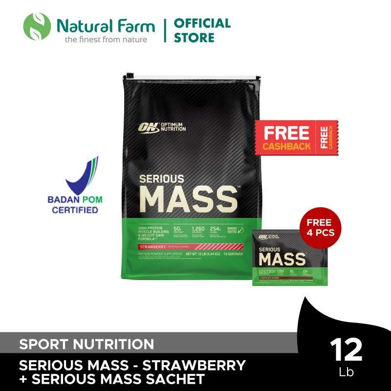 ON SERIOUS MASS 12 LBS STRAWBERRY *OFERTA*