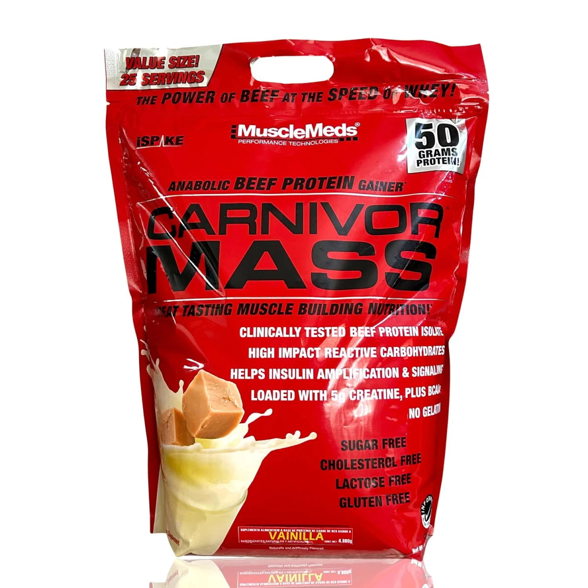 OUTLET MMD CARNIVOR MASS 10 LB (BOLSA) VAINILLA CARAMEL BOLSA ROTA CAD 05/28