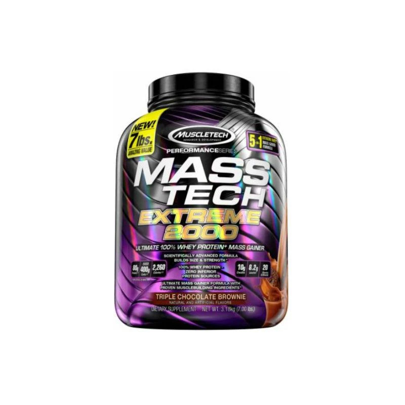 OUTLET MT MASS-TECH 6 LBS XTREME 2000 TRIPLE CHOCO BROWNIE BOLSA ROTA CAD 01/27