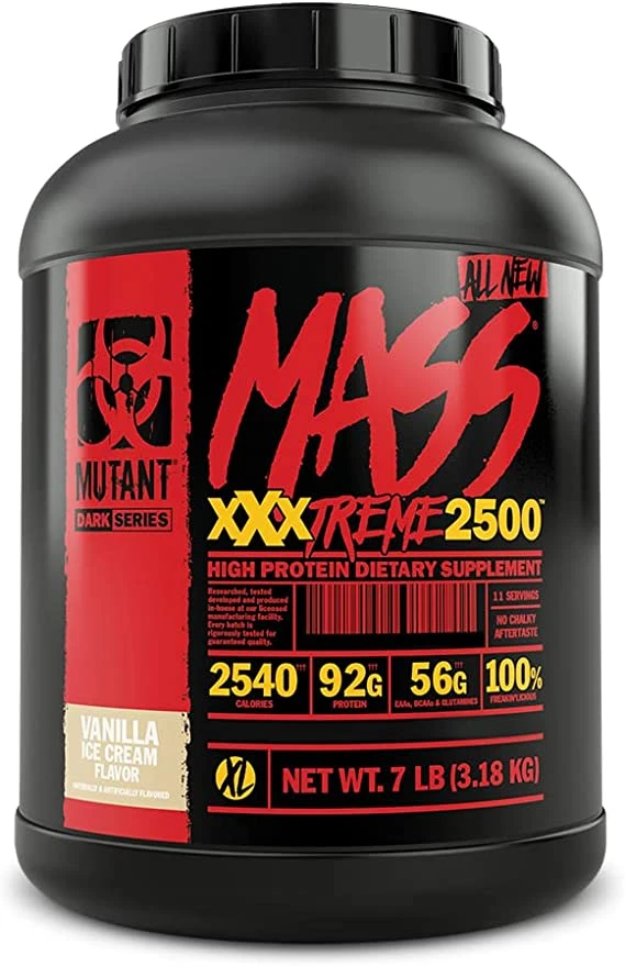 OUTLET MUT MASS XXXTREME 2500 12 LBS COOKIES & CREAM BOLSA POCO ROTA CAD 11/27